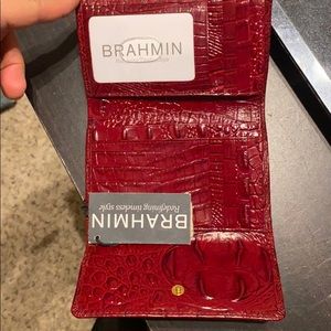 NWT Brahmin wallet Carmine red Melbourne